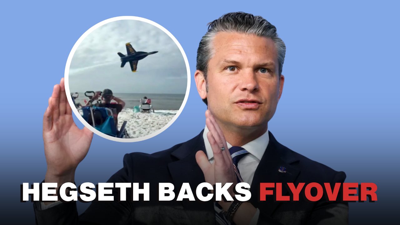 Pete Hegseth Defends Blue Angels' Low Beach Flyover; Navy Finds 'No Problem’