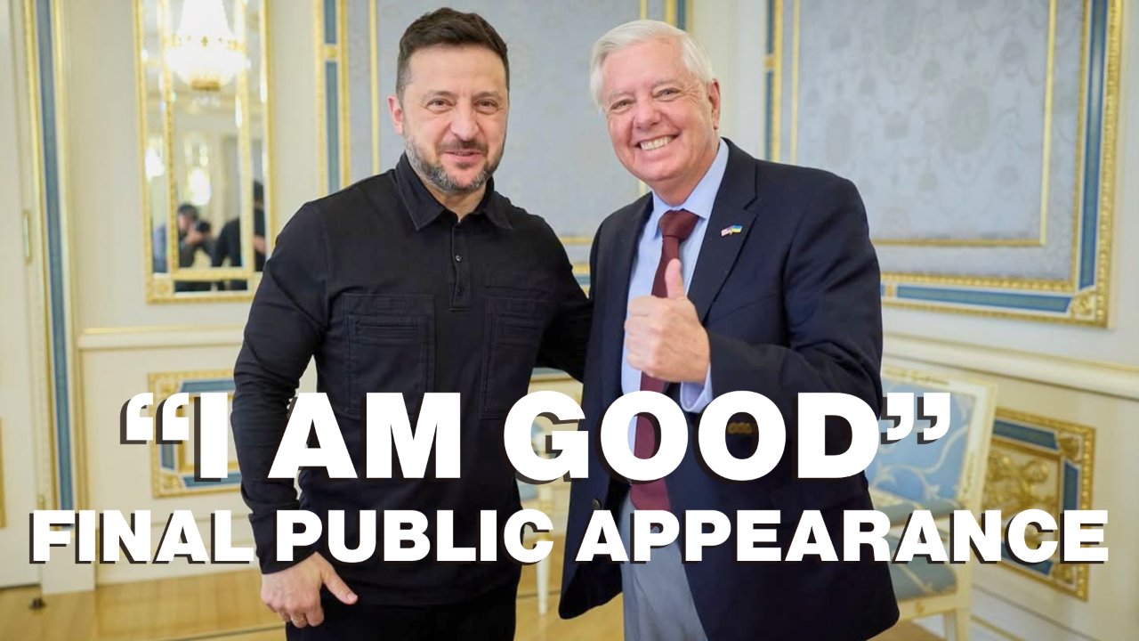 Watch Lindsey Graham's Final Public Appearance During Ukraine Visit