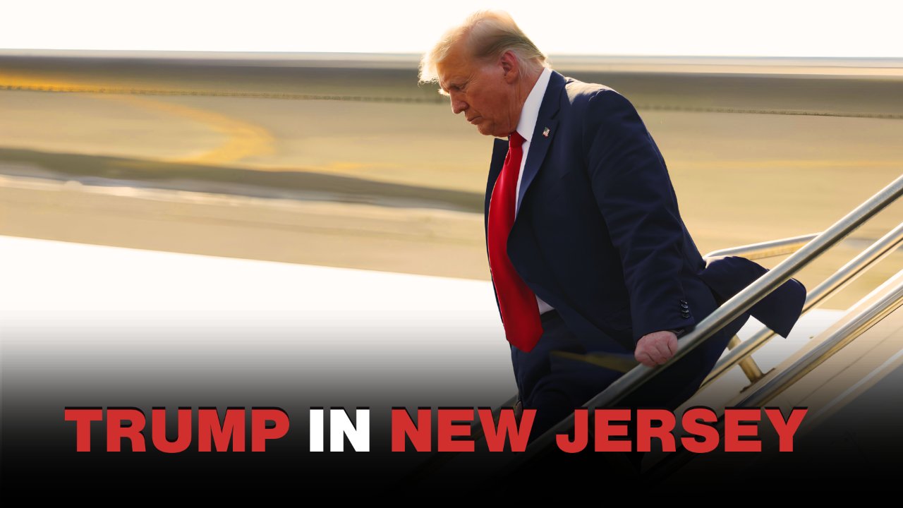 JUST IN: Trump Arrives in New Jersey, Heads to Bedminster for Weekend at Golf Club