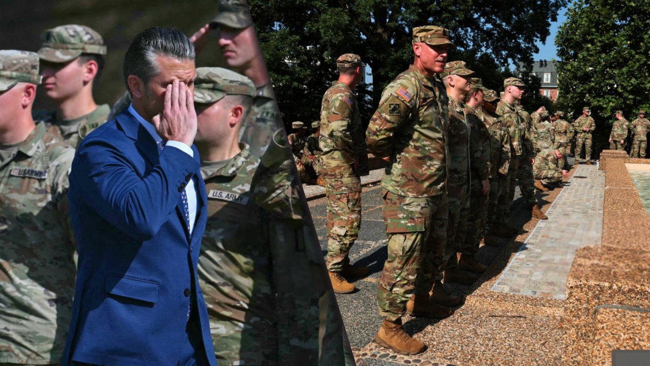 WATCH: Pete Hegseth Arrives for National Guard Ceremony in Washington DC, Salutes Troops
