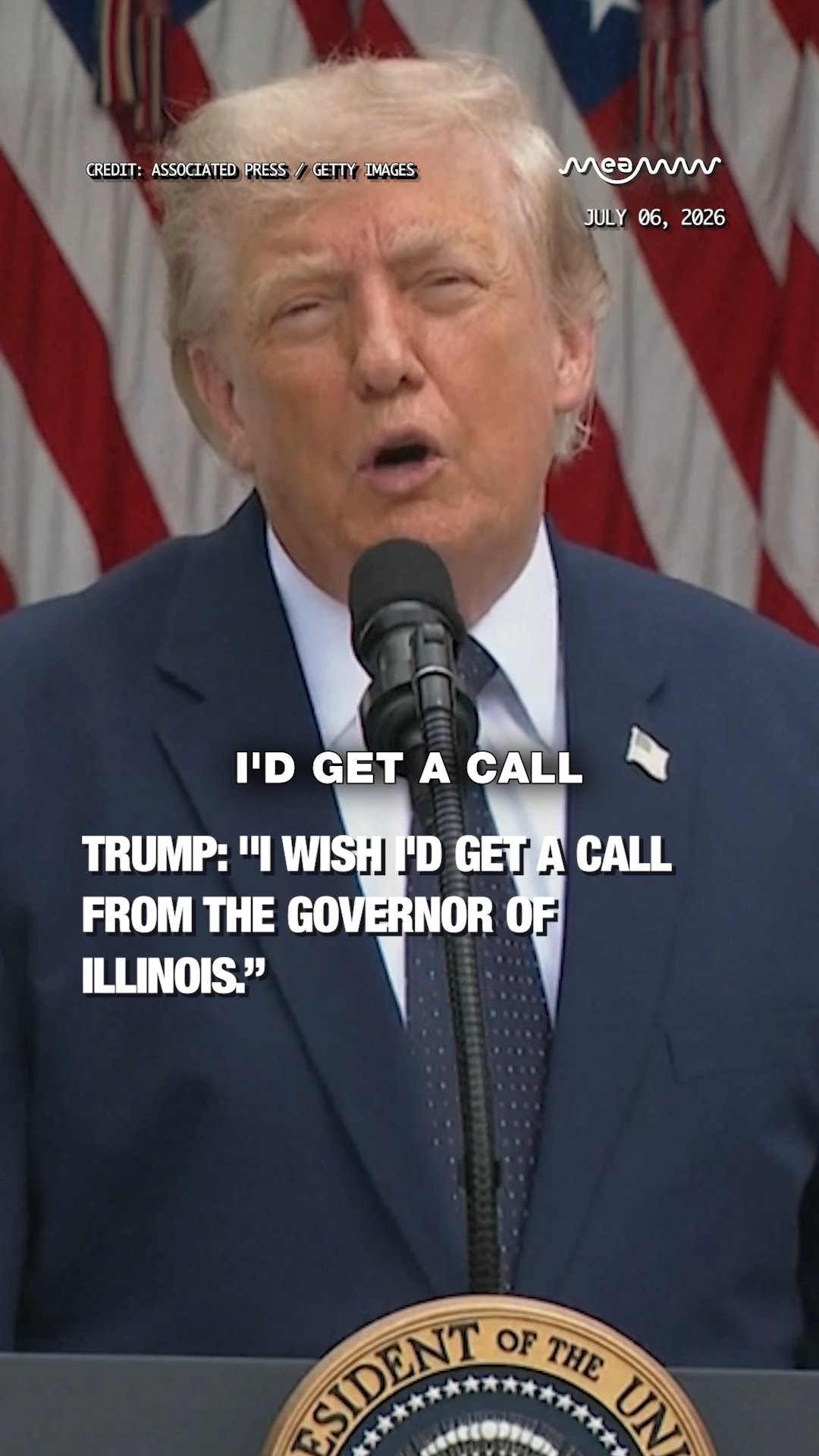 "Just Say, 'Sir, We Need Help'": Trump Takes Aim at Illinois Governor in Feisty Public Safety Clash.