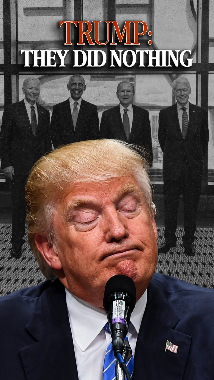 Trump grills Obama, Biden, Clinton, Bush: "We're putting out a fire”
