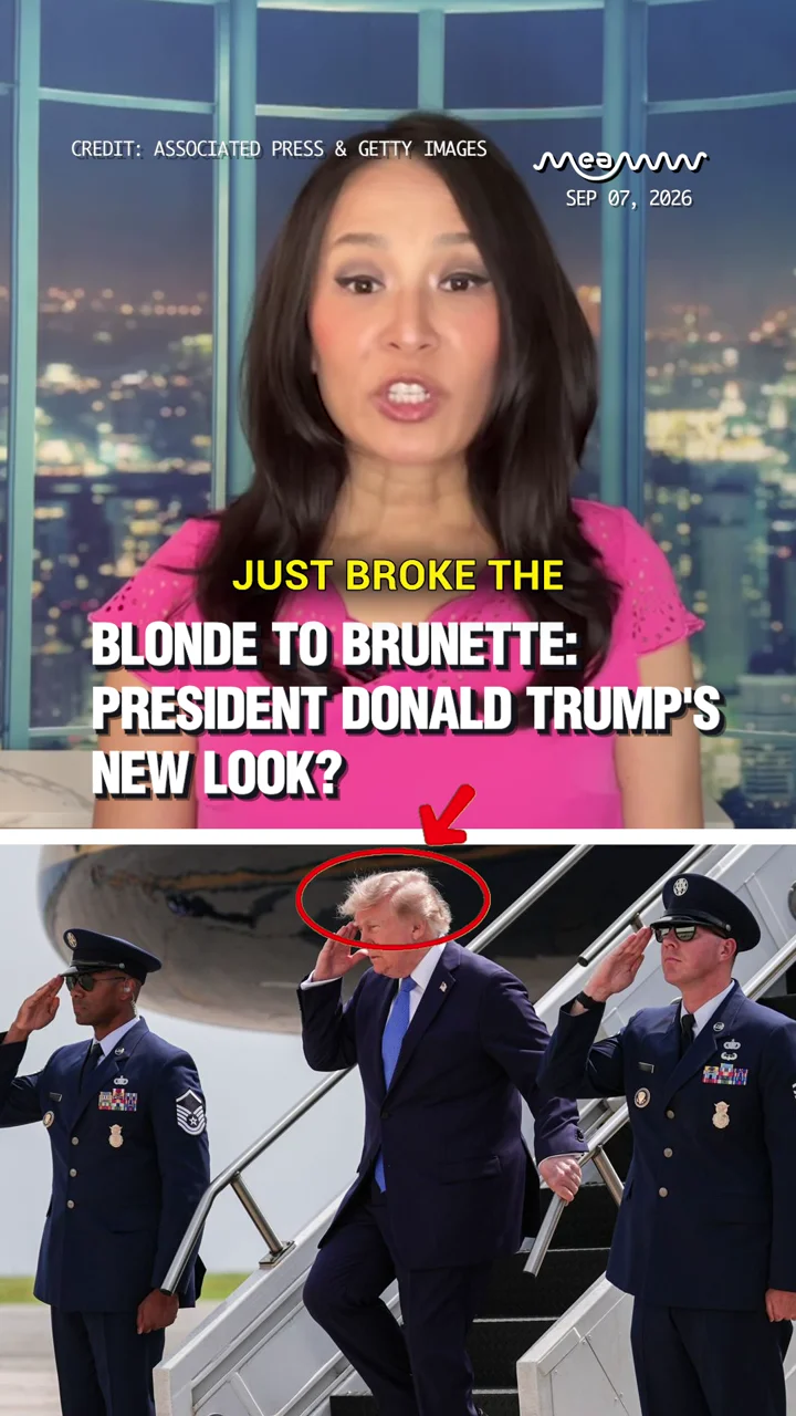 Blonde to Brunette: President Donald Trump's New Look?