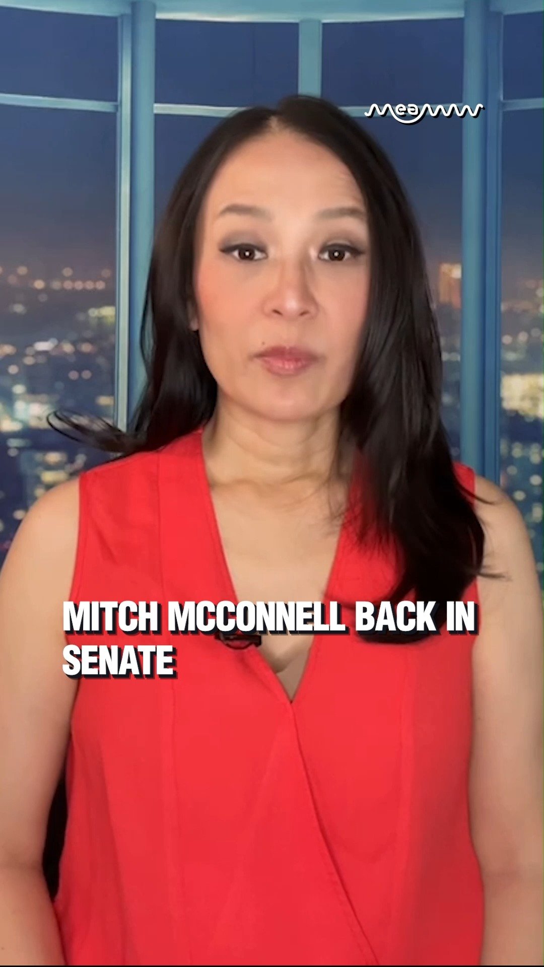 Mitch McConnell back in Senate.