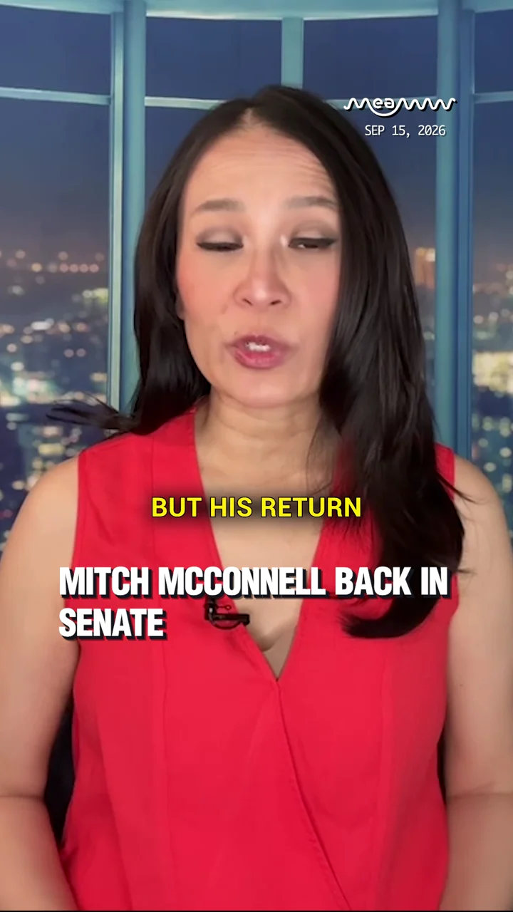 Mitch McConnell back in Senate.