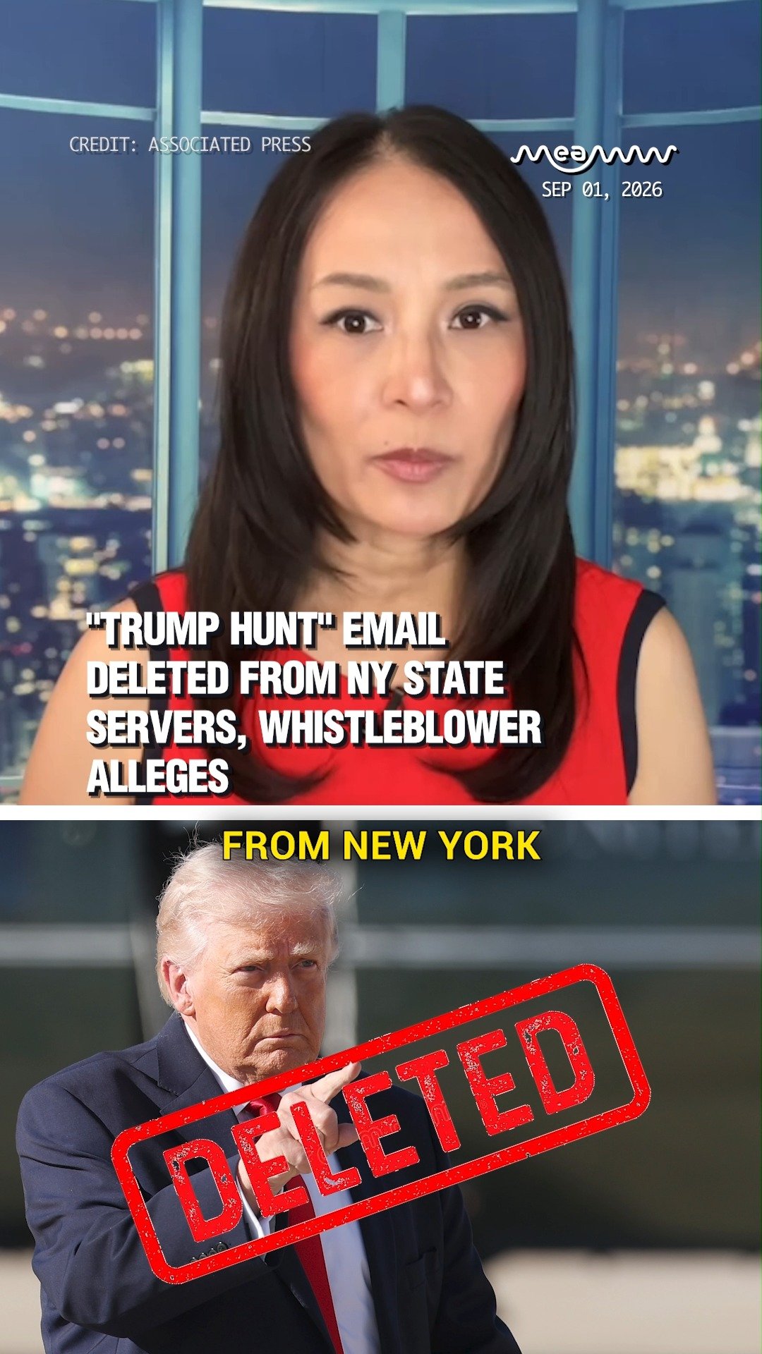 "Trump Hunt" Email Deleted From NY State Servers, Whistleblower Alleges