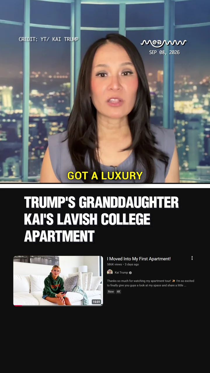 Trump's granddaughter Kai's lavish college apartment.