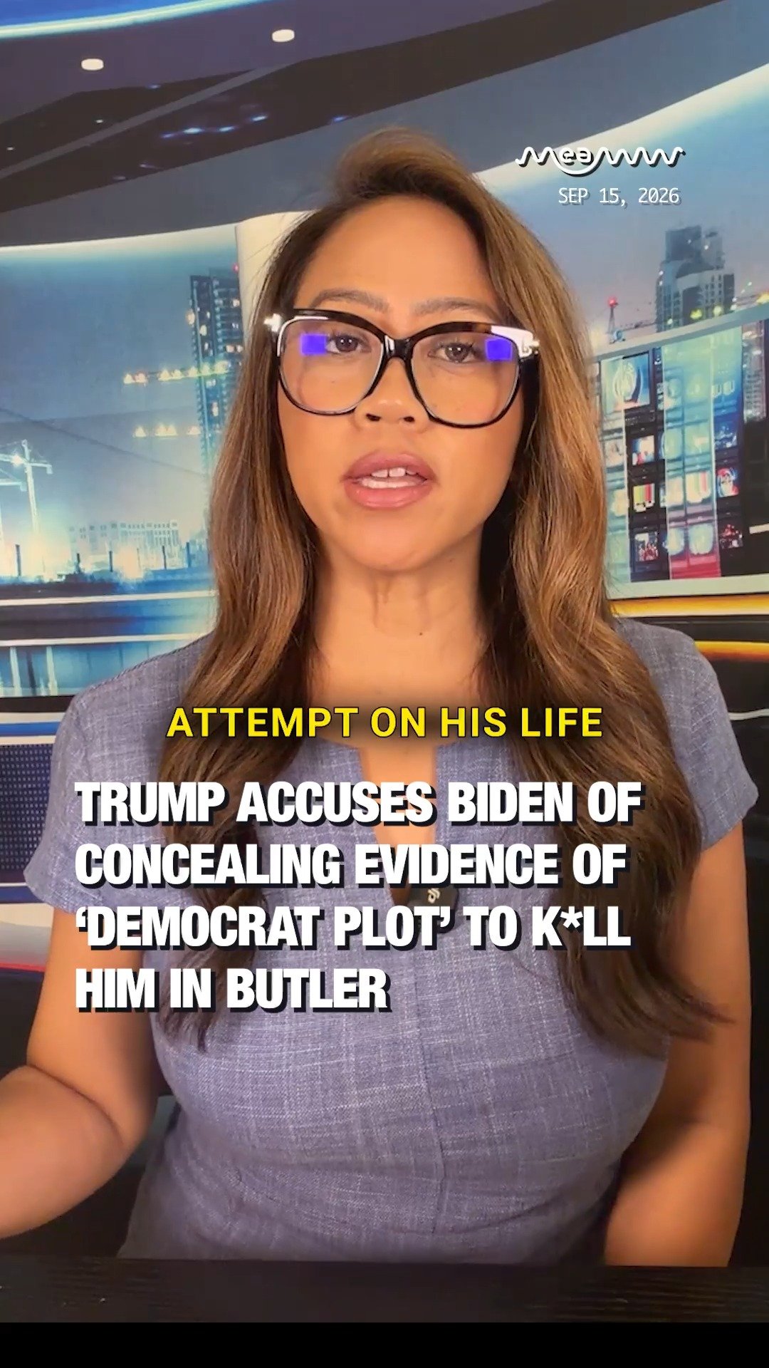 Trump Accuses Biden of Concealing Evidence of ‘Democrat Plot’ to K*ll Him in Butler.