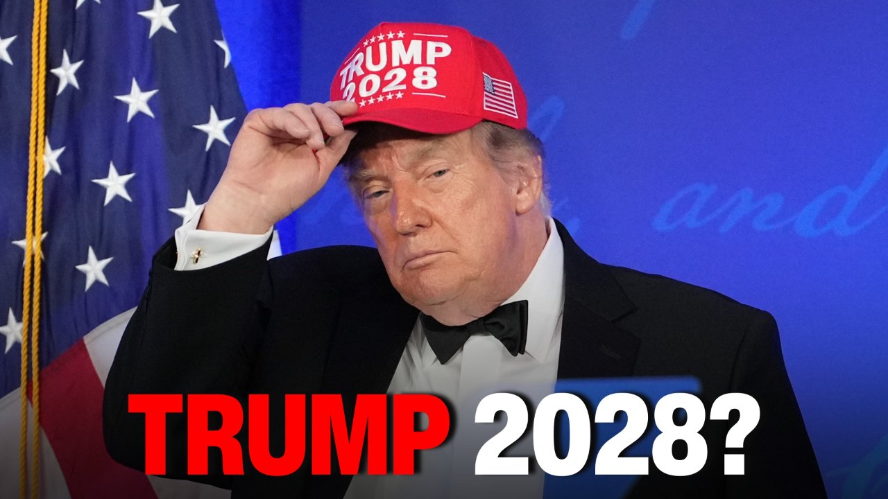 Trump Puts On '2028' Hat, Says: 'I'm Gonna Do It Again’
