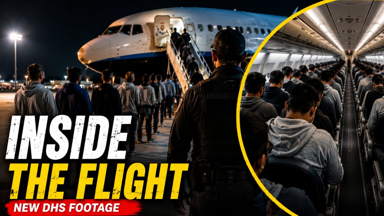 Watch: Inside a US Migrant Deportation Flight | New DHS Footage