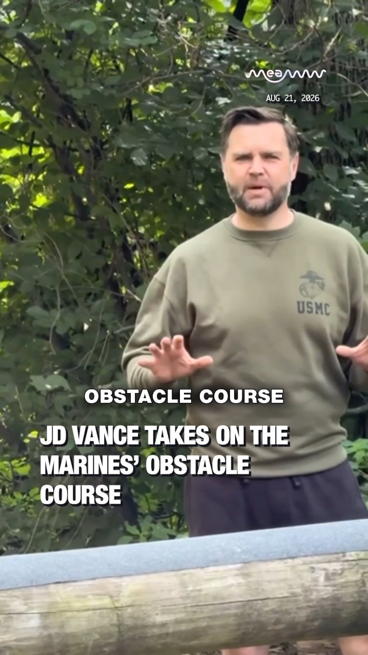 JD Vance Takes On the Marines’ Obstacle Course.