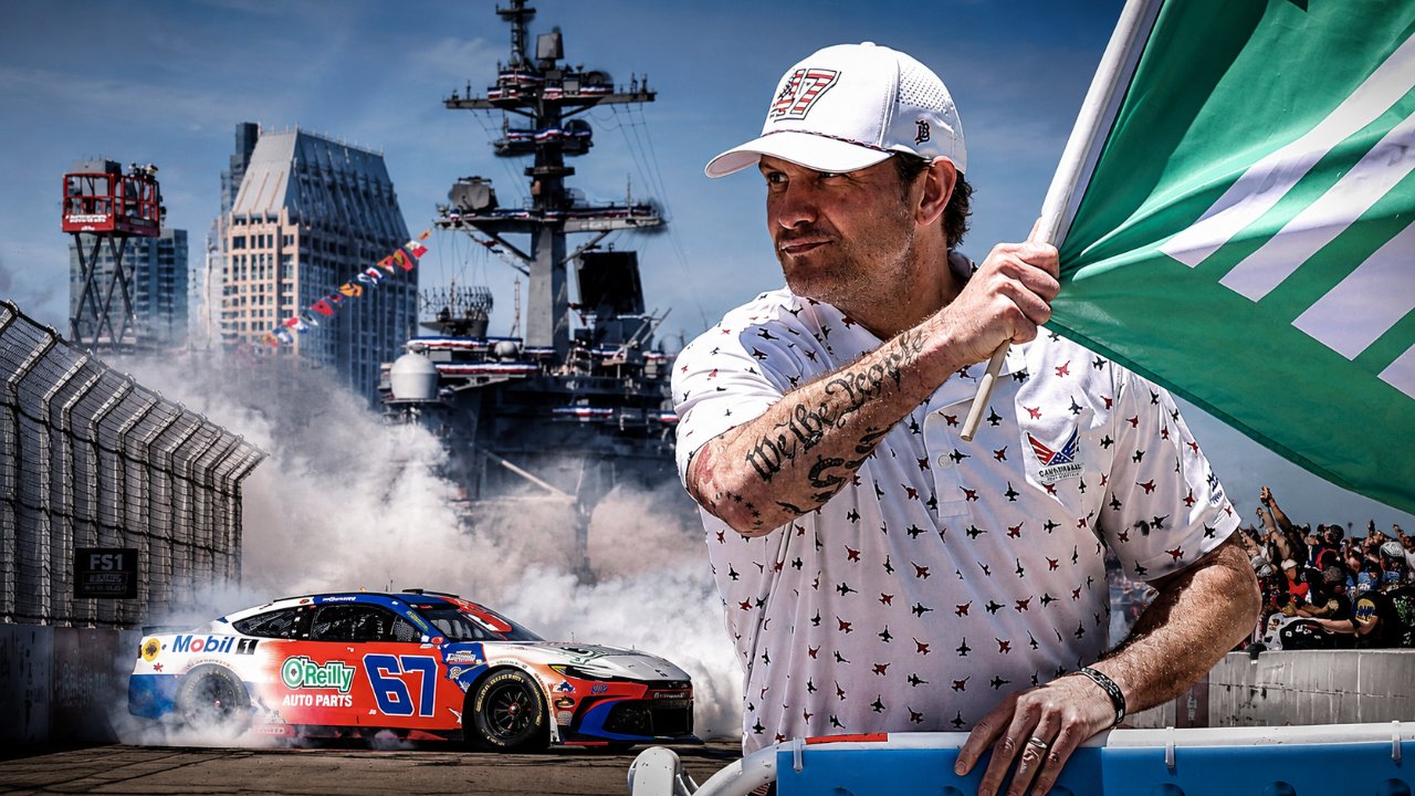 JUST IN: Pete Hegseth Waves Green Flag at Historic NASCAR Race on Naval Base