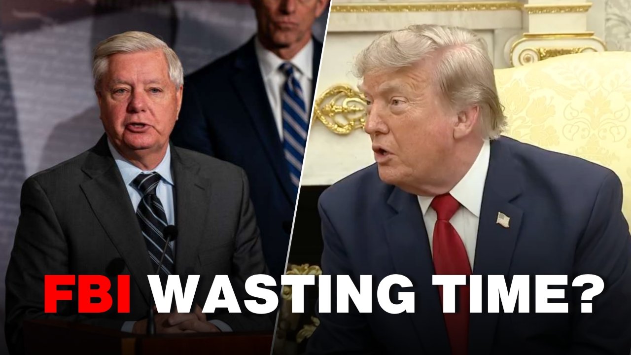 JUST IN: Trump Says FBI Is 'Wasting Their Time' Investigating Lindsey Graham's Death