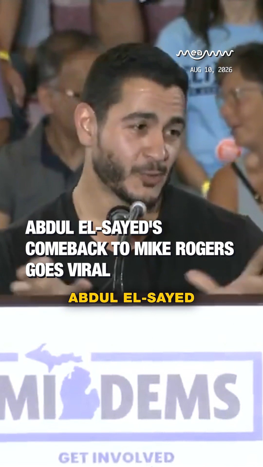 Abdul El-Sayed's Comeback to Mike Rogers Goes Viral