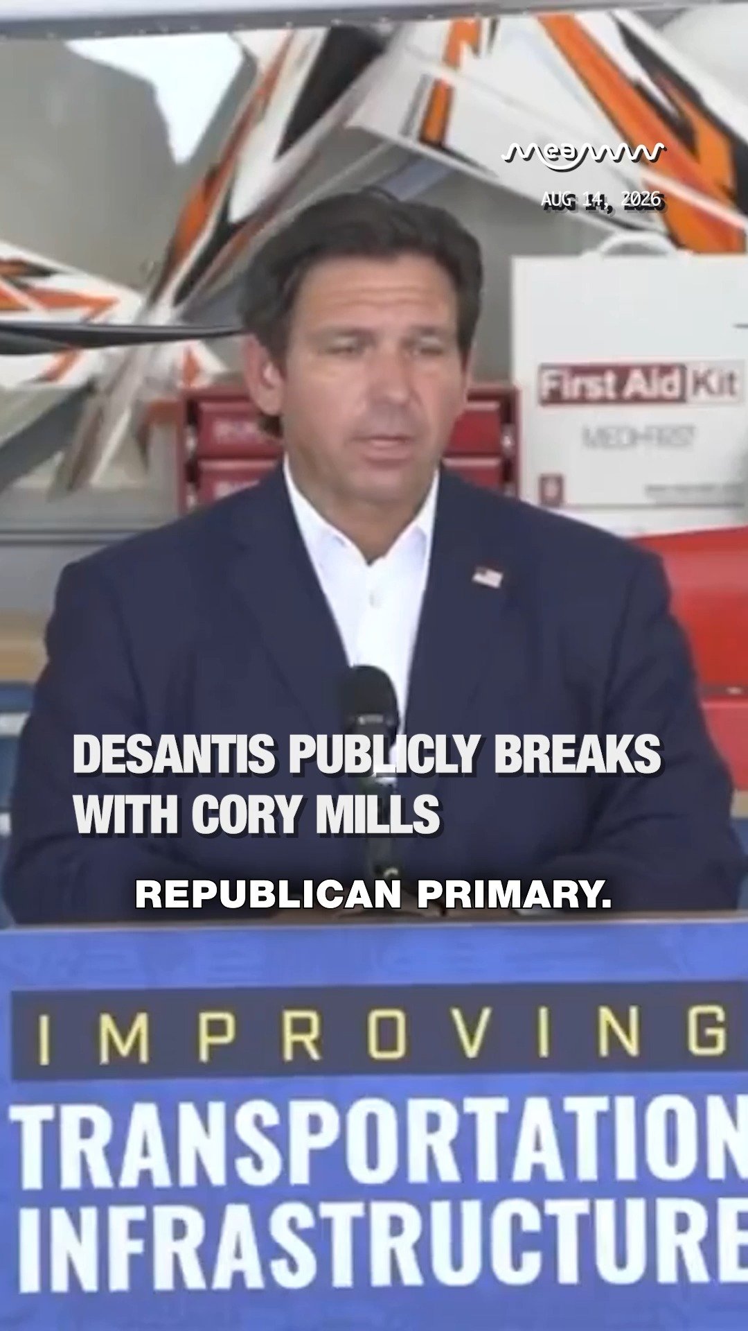 DeSantis Publicly Breaks With Cory Mills
