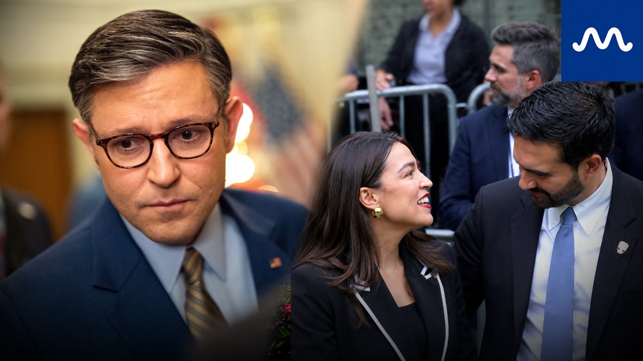 Mike Johnson Slams AOC & Mamdani Over 9/11 Ceremony