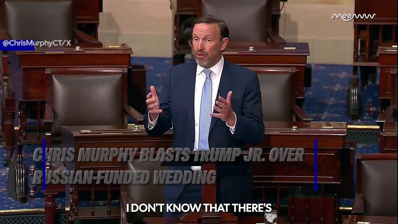 Chris Murphy Blasts Trump Jr. Over Russian-Funded Wedding