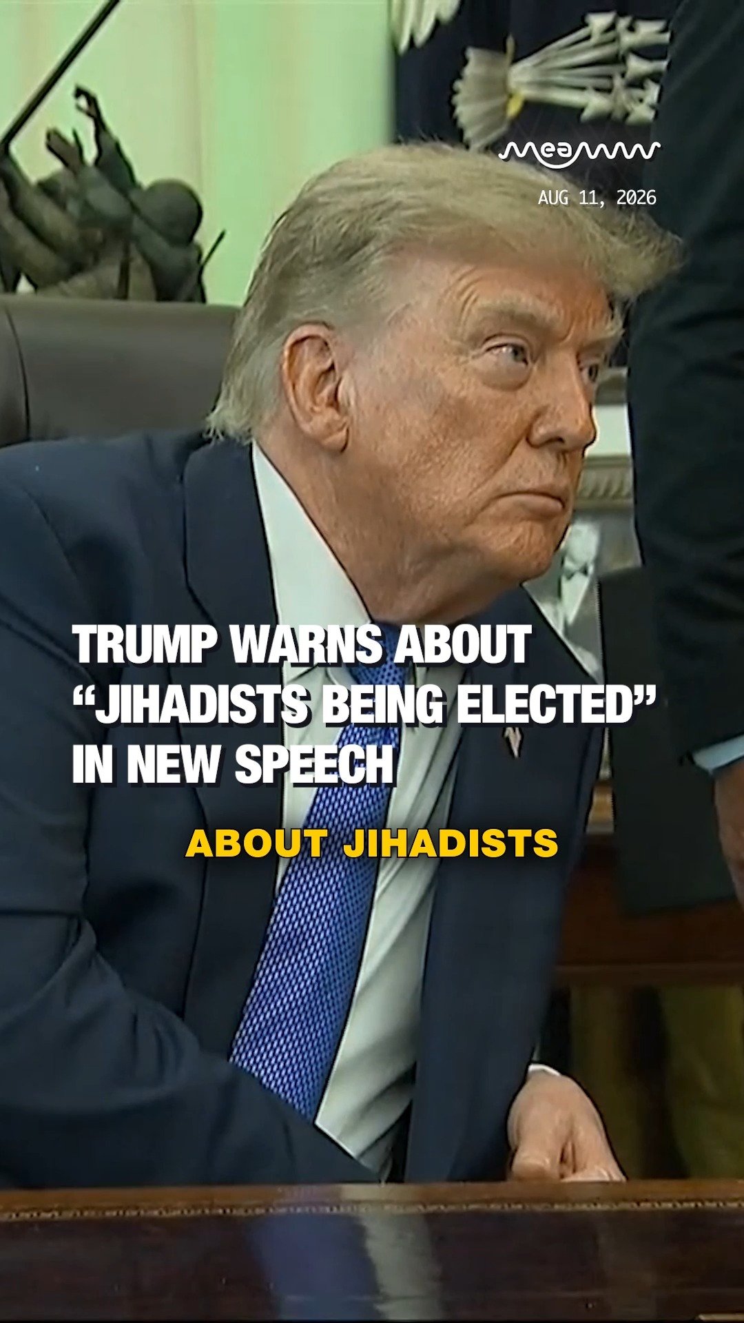 Trump Warns About “Jihadists Being Elected” in New Speech