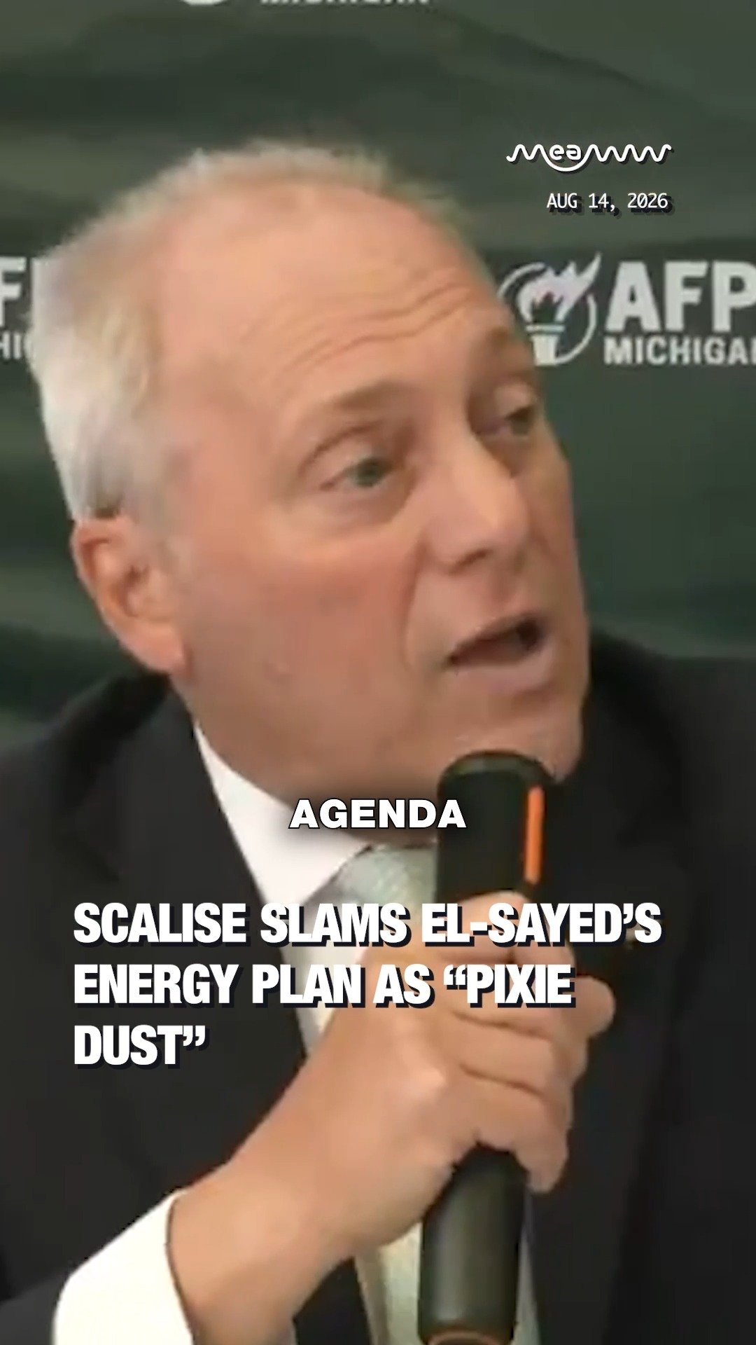 Scalise Slams El-Sayed’s Energy Plan as “Pixie Dust”