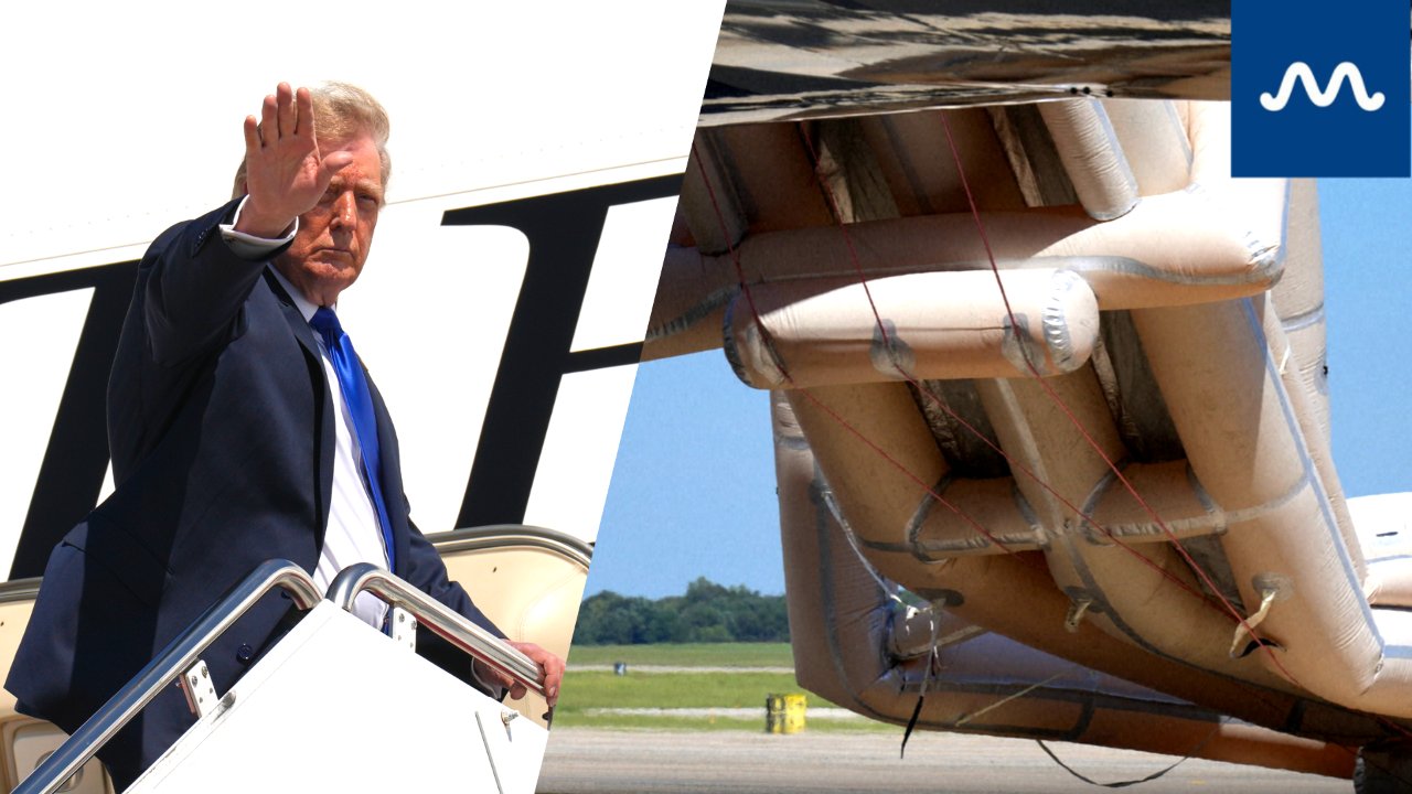 Trump’s Air Force One Delayed by Emergency Slide Check Before Dallas Trip