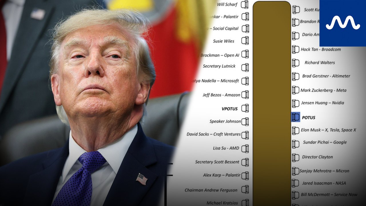 Trump Posts Seating Chart For White House AI Summit - Musk, Zuckerberg, Bezos And More
