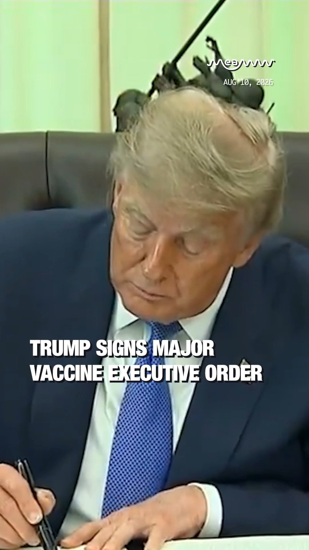 Trump Signs Major Vaccine Executive Order