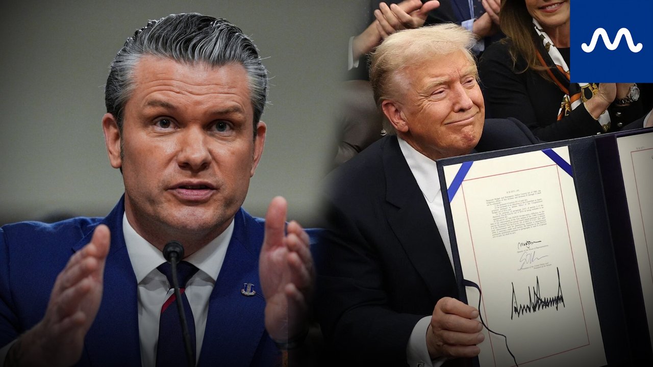 Hegseth pushes for reconciliation bill to fund army despite interruptions from anti-war protesters