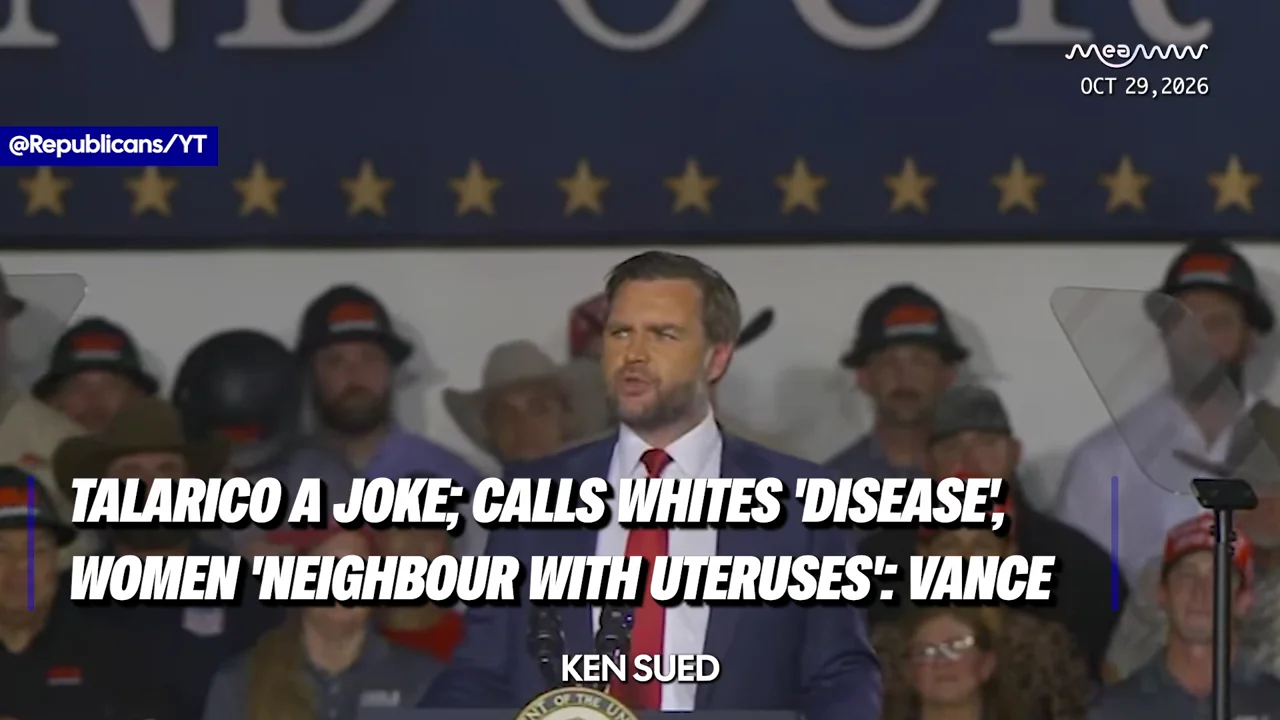 Talarico is a joke, he calls Whites 'disease' and women 'neighbour with uteruses': Vance at Texas