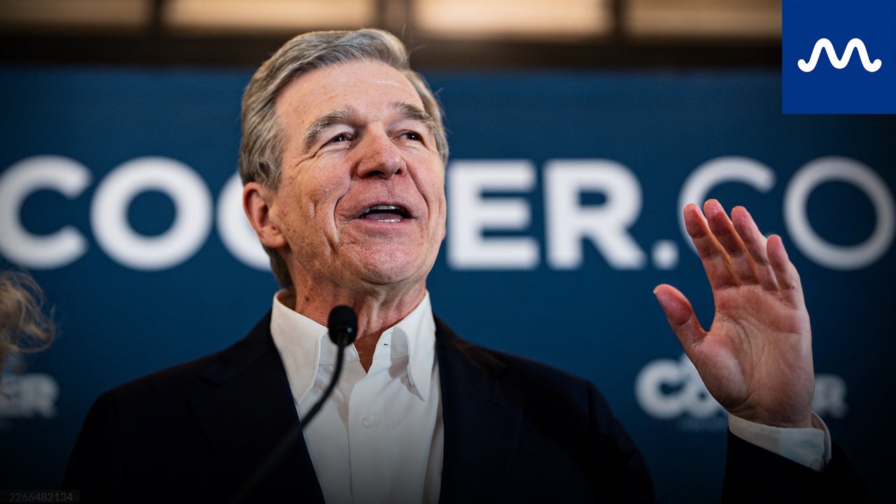 Democratic Senate candidate Roy Cooper joined other in early voting in North Carolina