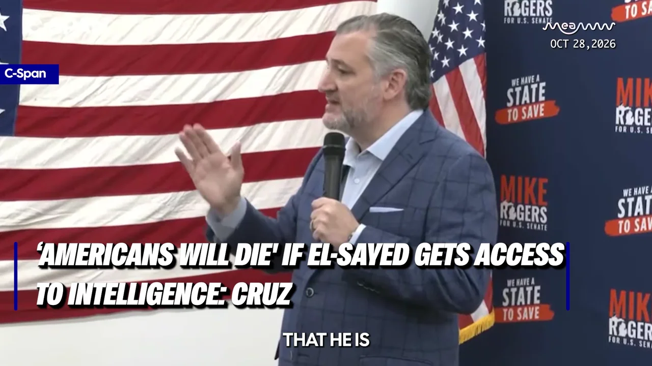 'Real risk that Americans will die' if El-Sayed is placed on Intelligence Committee: Ted Crux