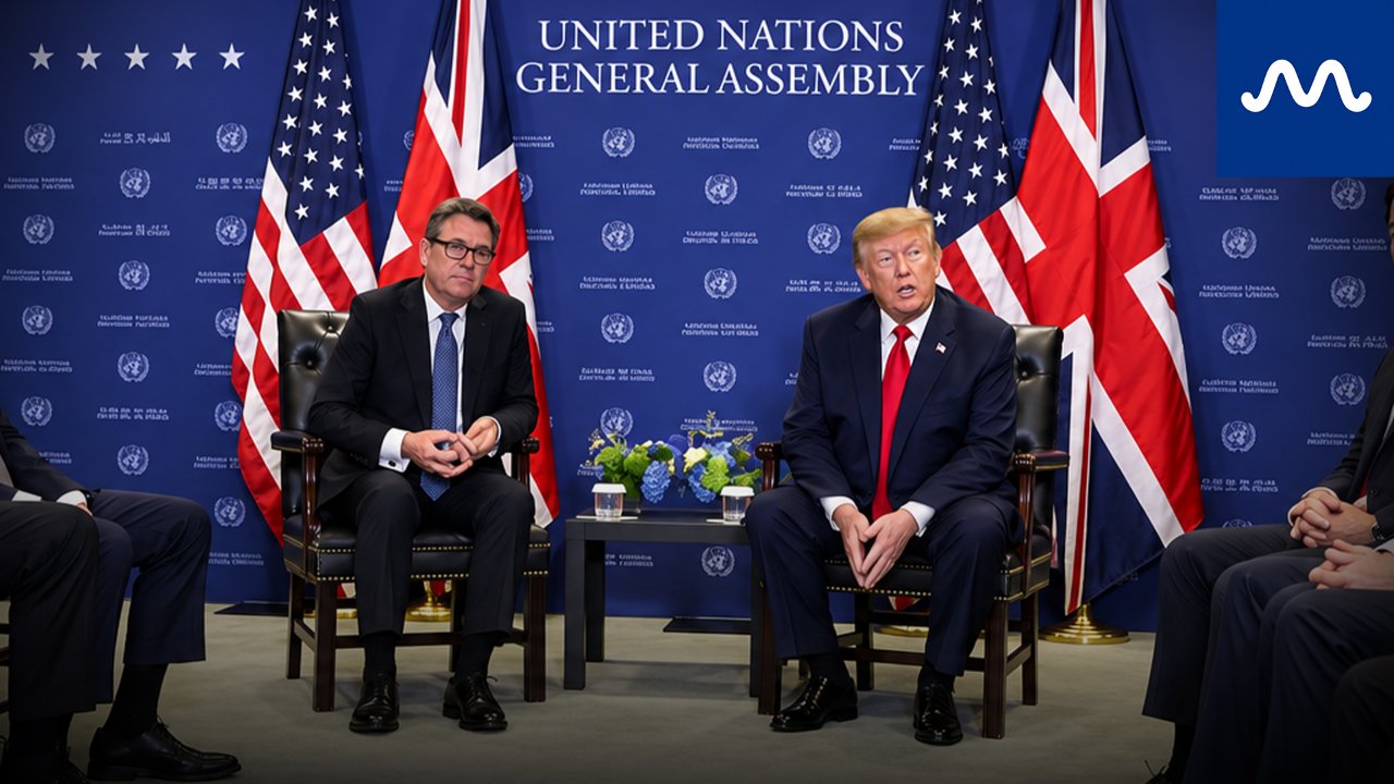 Trump holds talks with new British PM Andy Burnham on sidelines of UNGA