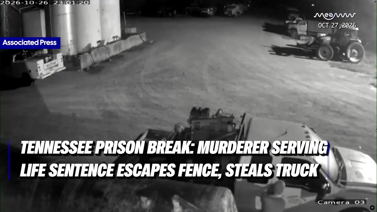 Tennessee Prison break: Murderer serving life sentence escapes fence, steals truck