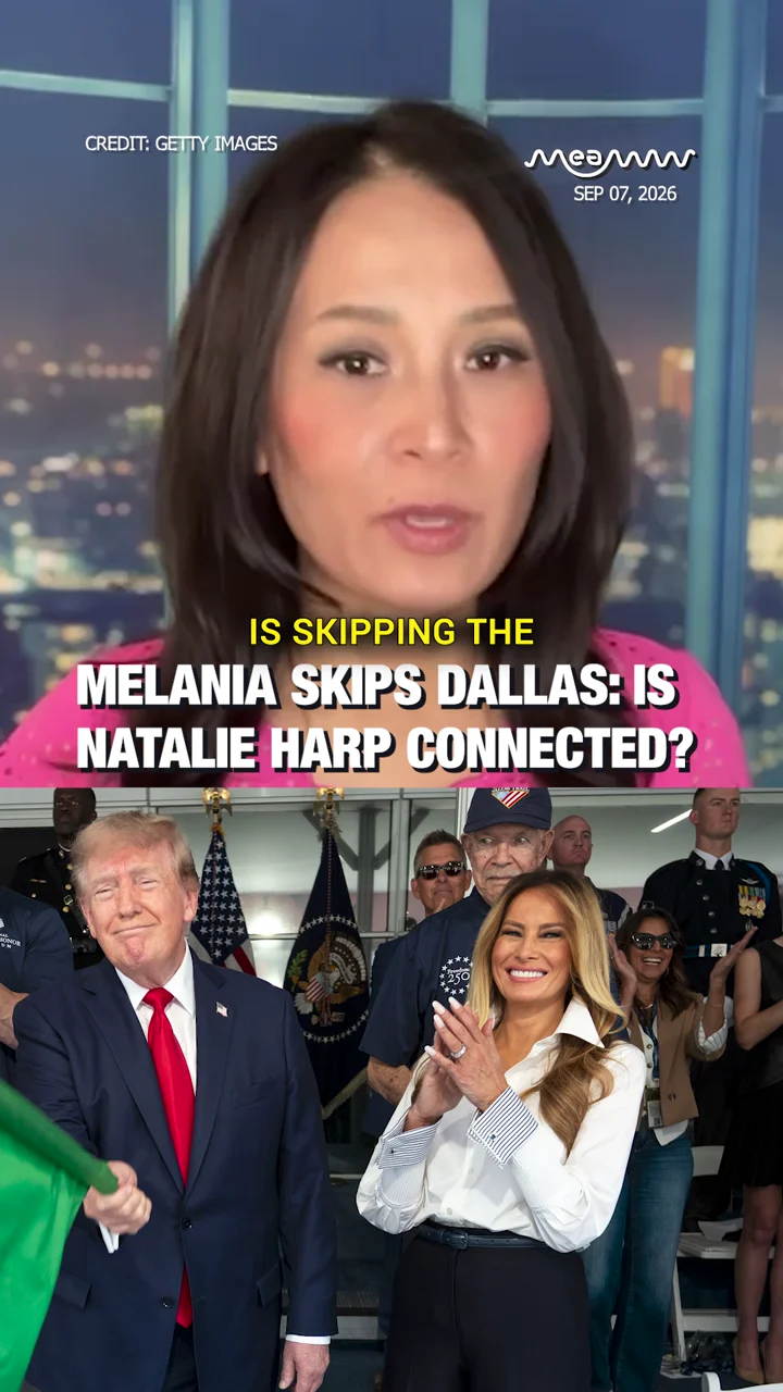 Melania Skips Dallas: Is Natalie Harp Connected?