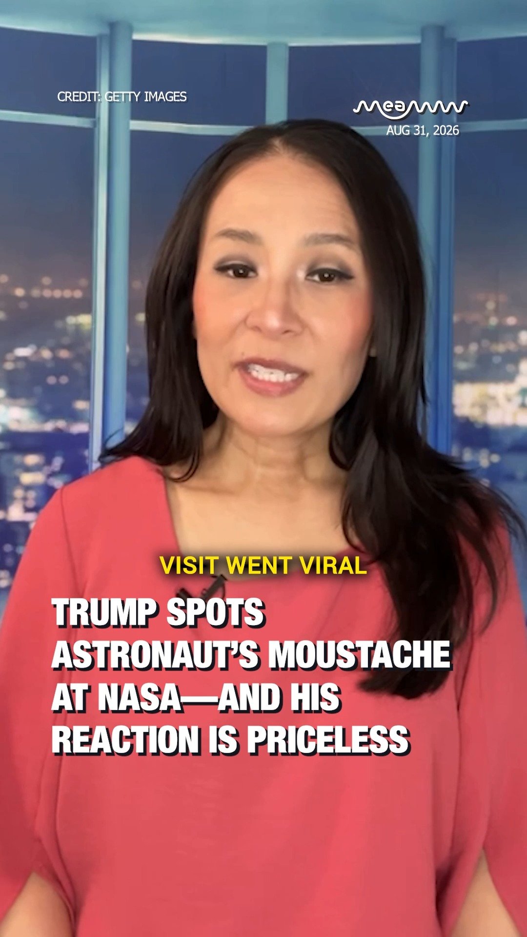 Trump Spots Astronaut’s Moustache at NASA—And His Reaction Is Priceless