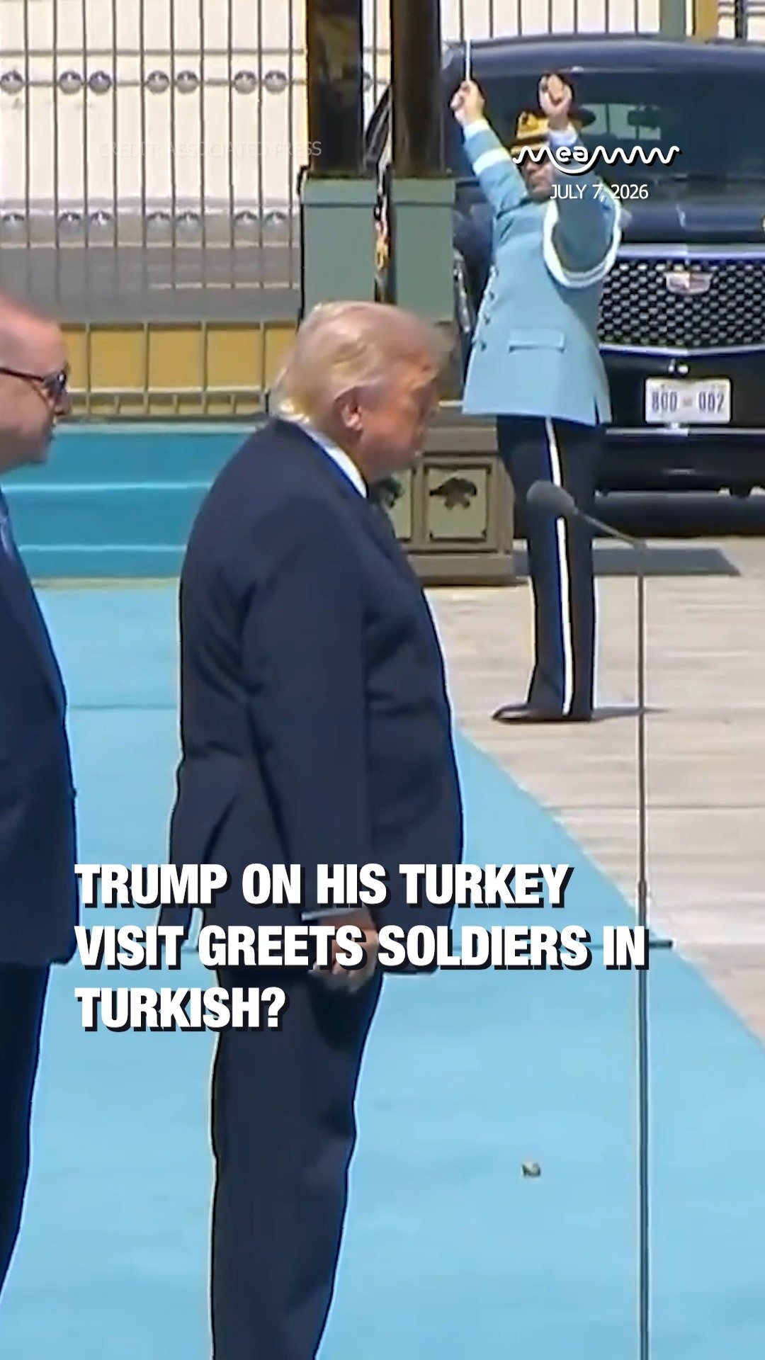 A Rare Linguistic Twist: Watch Trump Stun Ankara By Greeting Troops in Their Native Tongue.