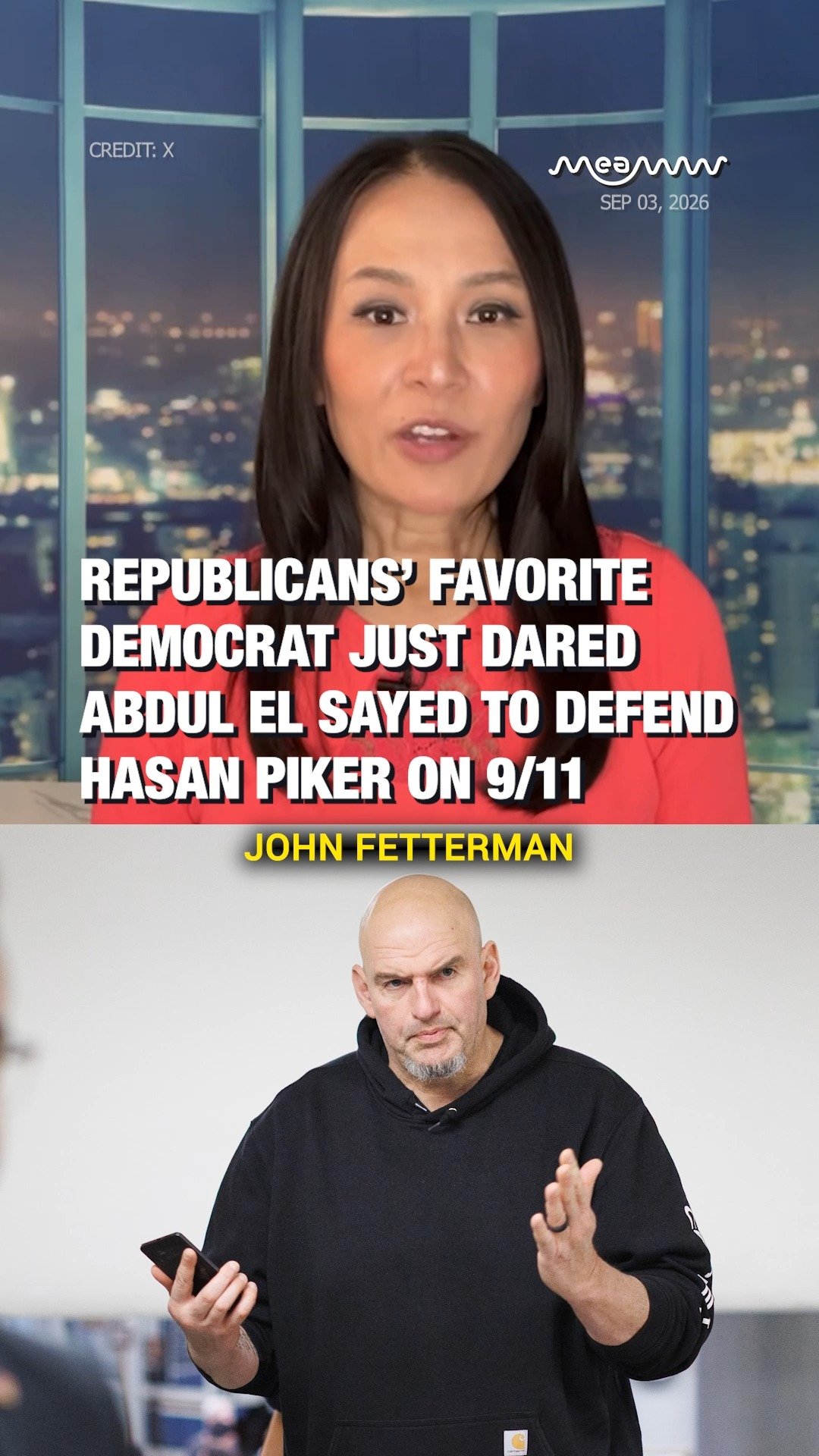 Republicans’ Favorite Democrat Just Dared Abdul El Sayed to Defend Hasan Piker On 9/11