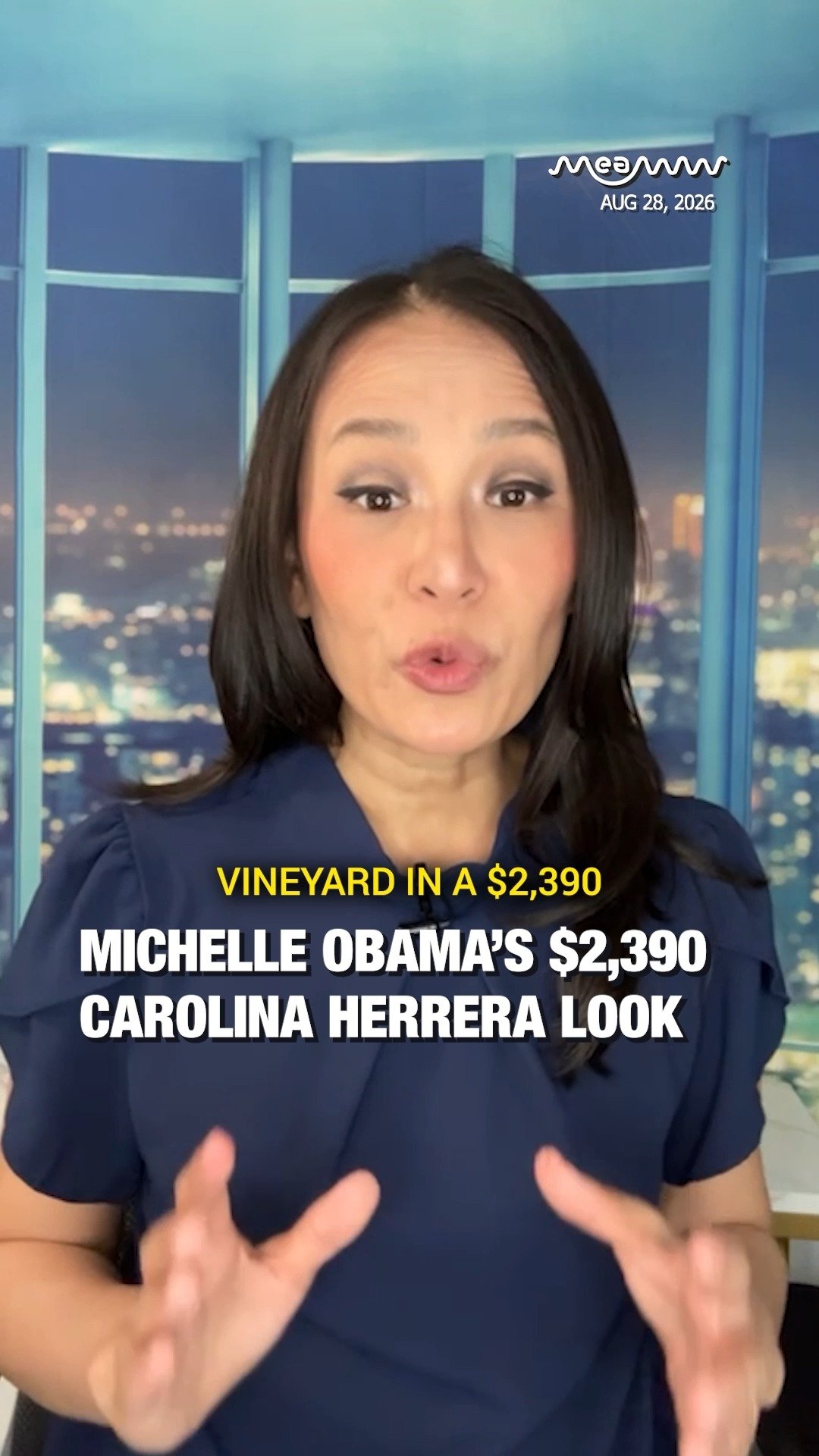 Michelle Obama’s $2,390 Carolina Herrera Look
