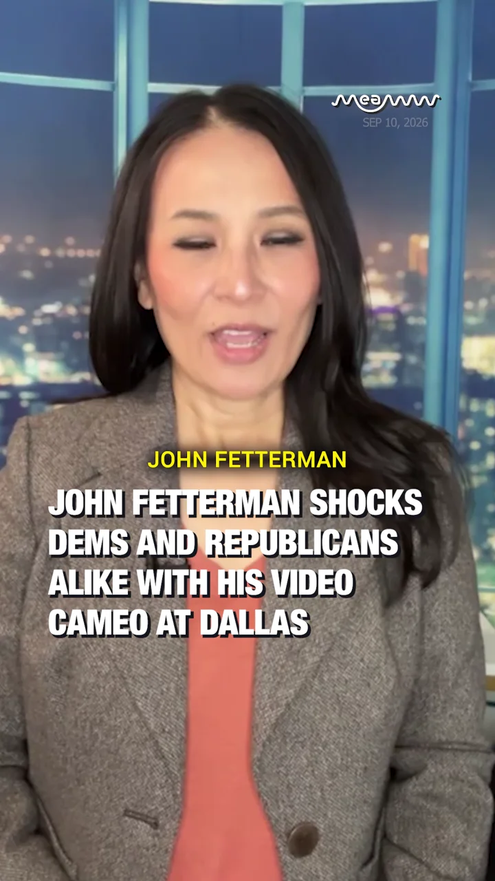 John Fetterman shocks Dems and Republicans alike with his video cameo at Dallas.