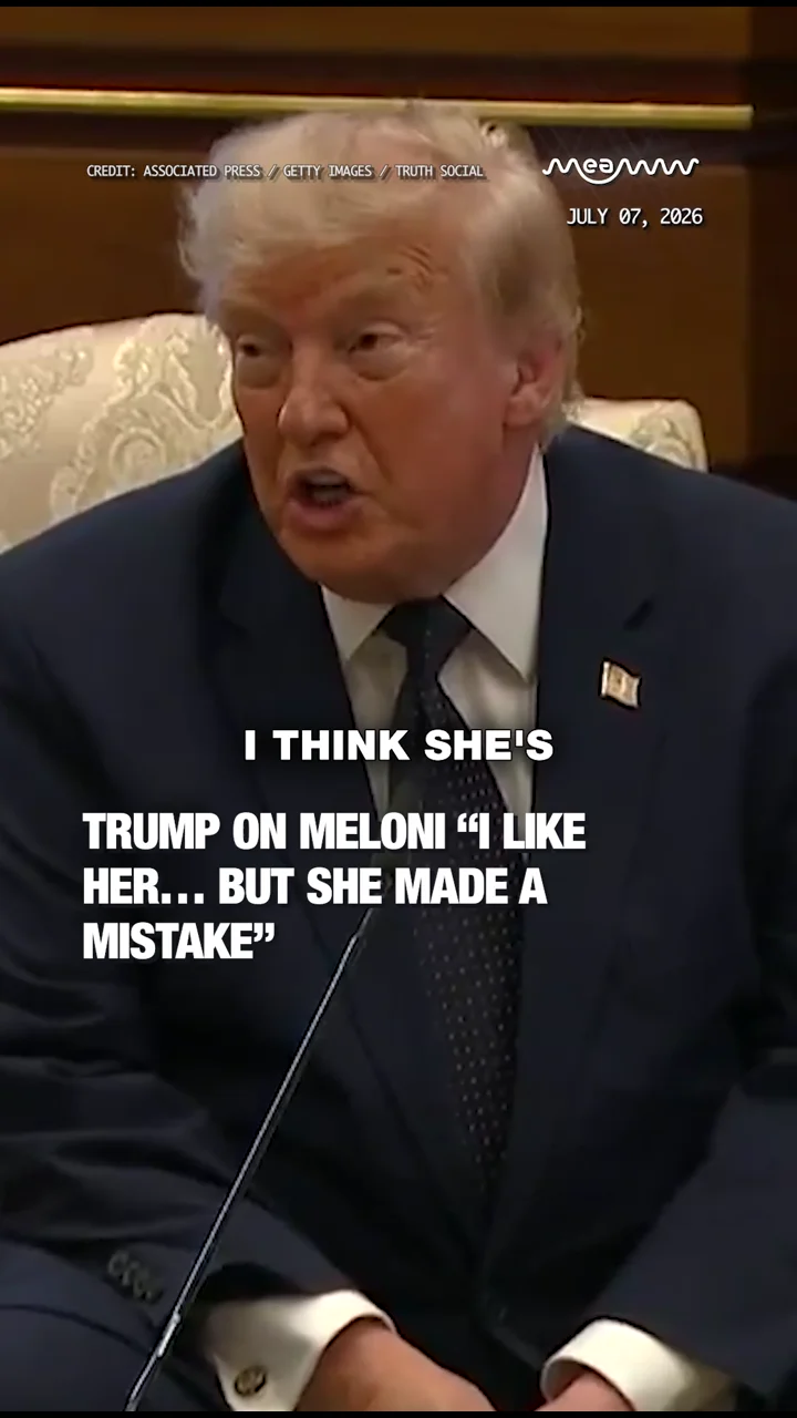 Trump on Meloni “I Like Her… But She Made a Mistake”