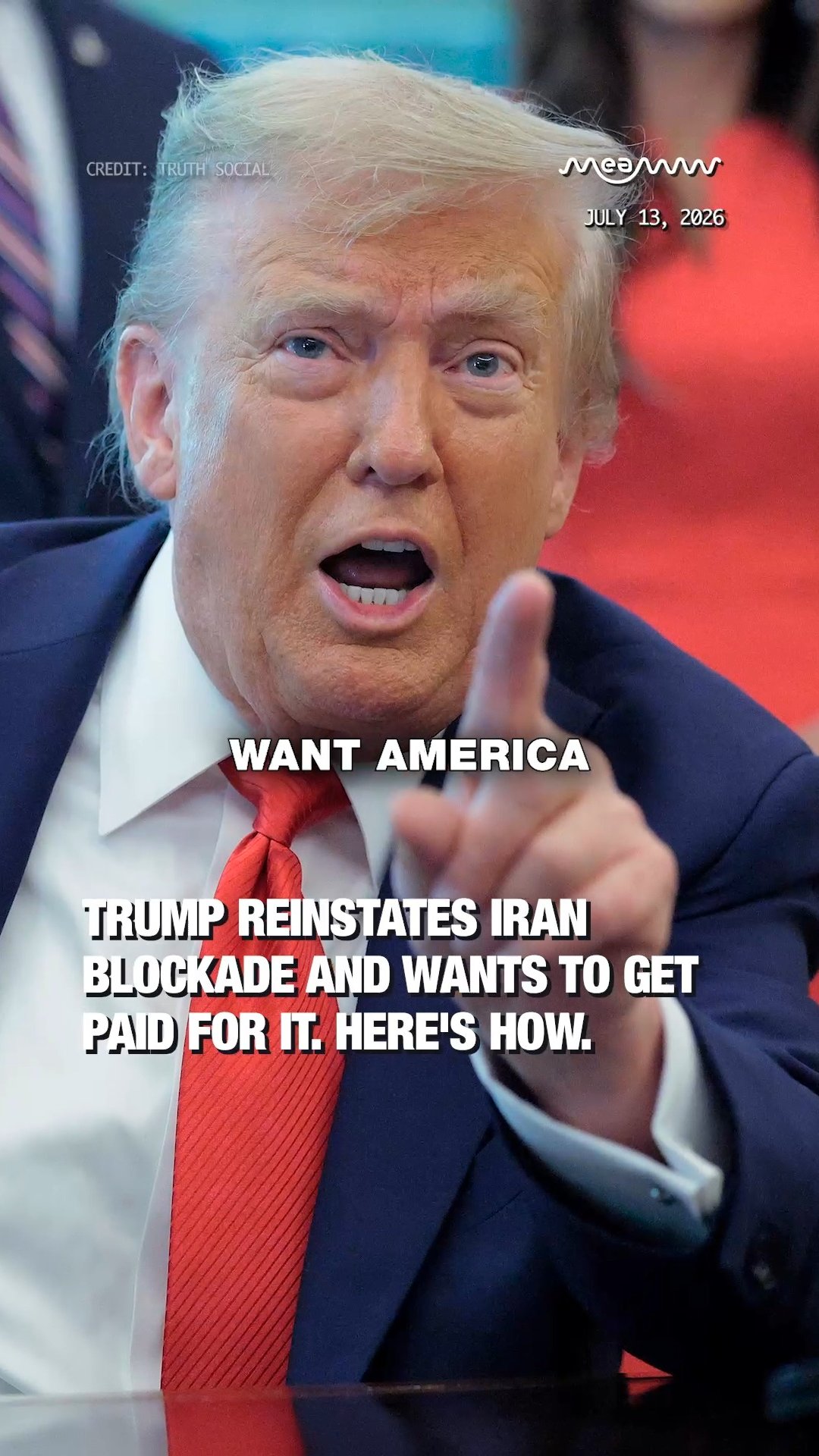 Trump Reinstates Iran Blockade and Wants to Get Paid for It. Here's How.