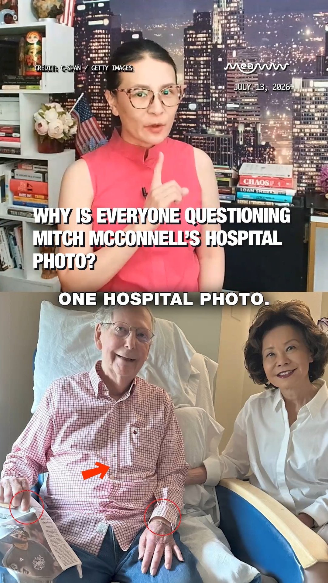 Why Everyone Is Questioning Mitch McConnell’s Hospital Photo and if it is AI Generated