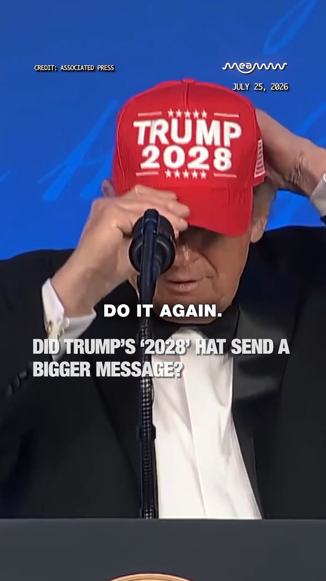 Did Trump’s ‘2028’ Hat Send a Bigger Message?