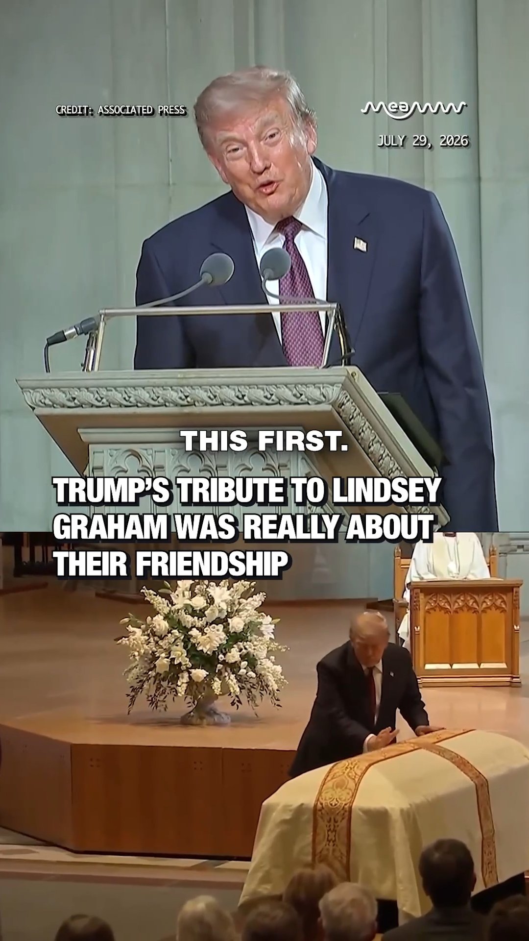 Trump’s Tribute to Lindsey Graham Was Really About Their Friendship.