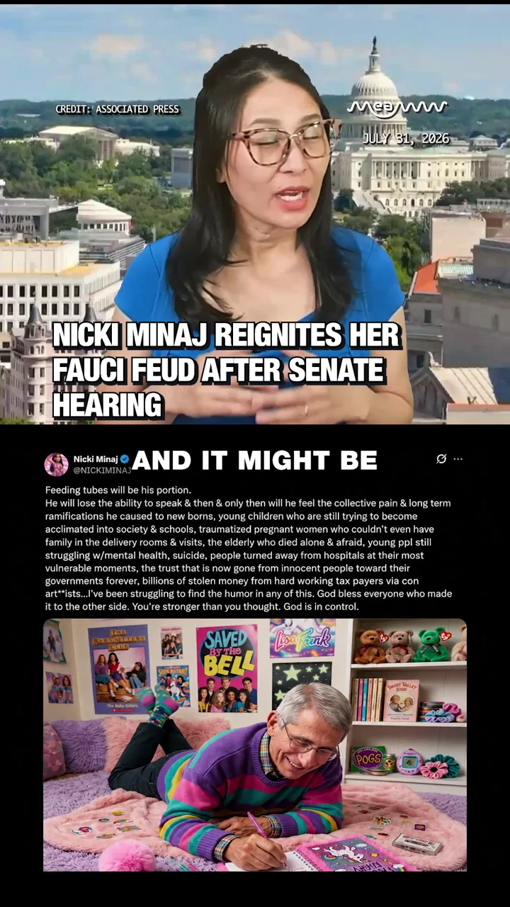Nicki Minaj Reignites Her Fauci Feud After Senate Hearing.