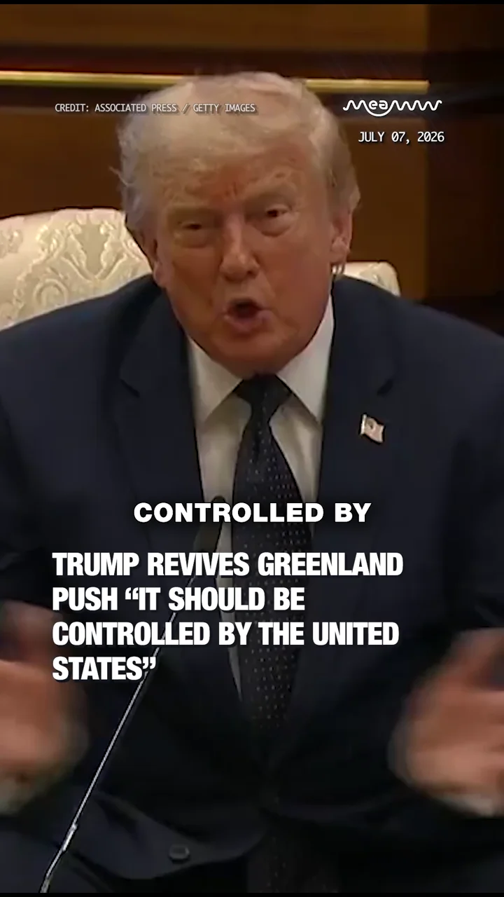 "Controlled by the United States": Trump Revives Greenland Takeover Plot on Sidelines of NATO Summit.