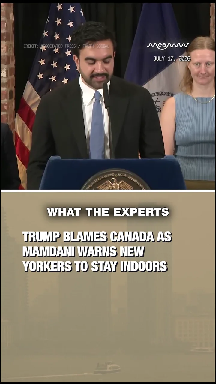 Trump Blames Canada as NYC Mayor Zohran Mamdani Warns New Yorkers to Stay Indoors
