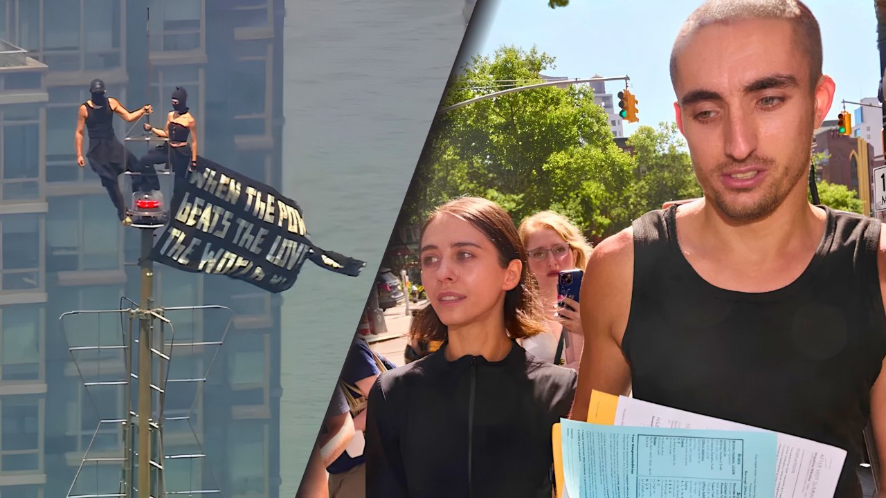 WATCH: Empire State Building Proposal Couple Leaves Court Facing Felony Charges