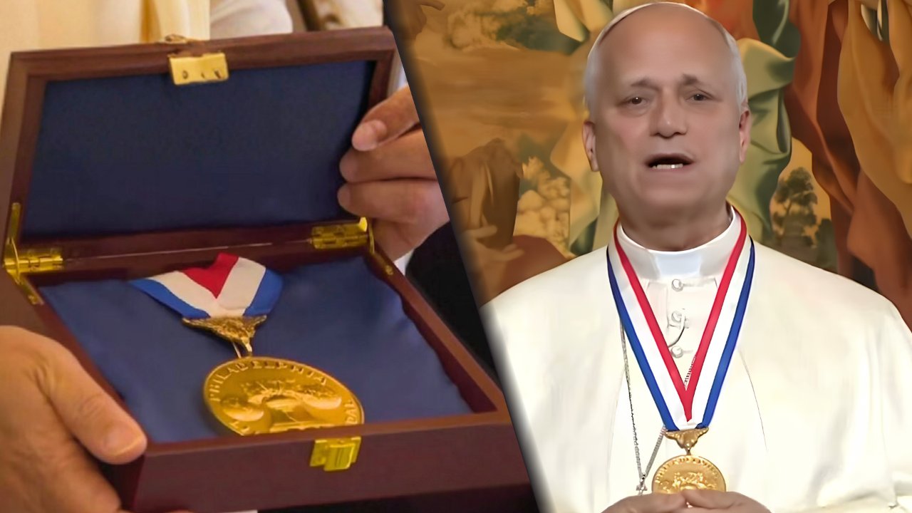 WATCH: Pope Leo XIV Receives Liberty Medal for America’s 250th Birthday