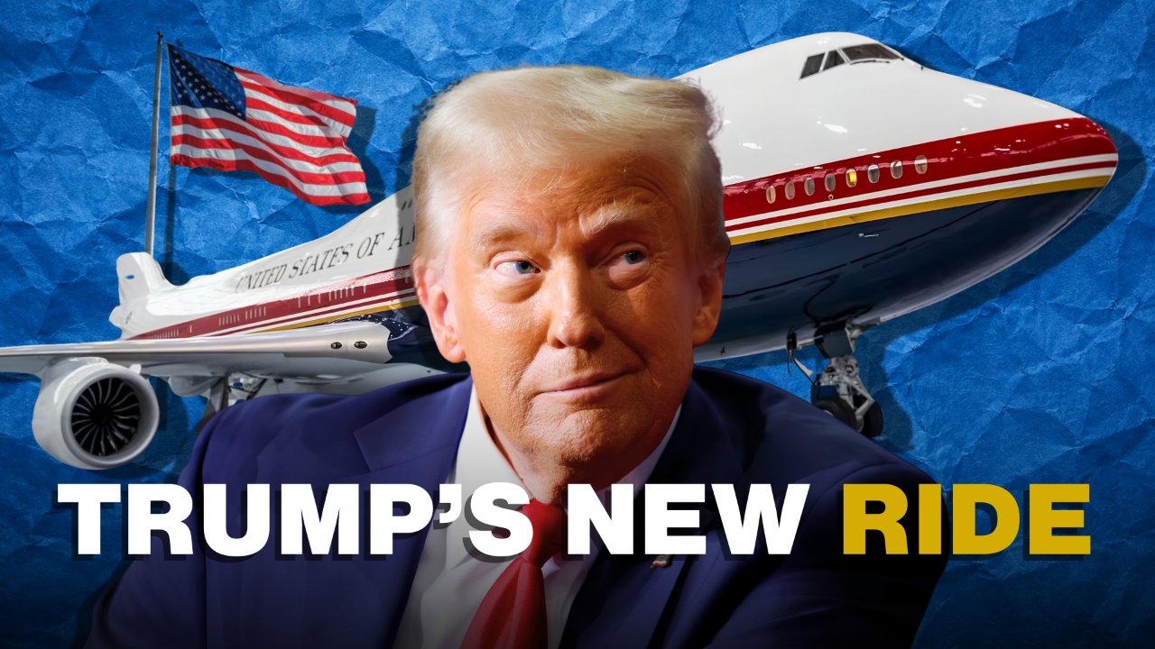 WATCH: Trump Unveils Bold New Air Force One Converted From Luxury Qatari Jet