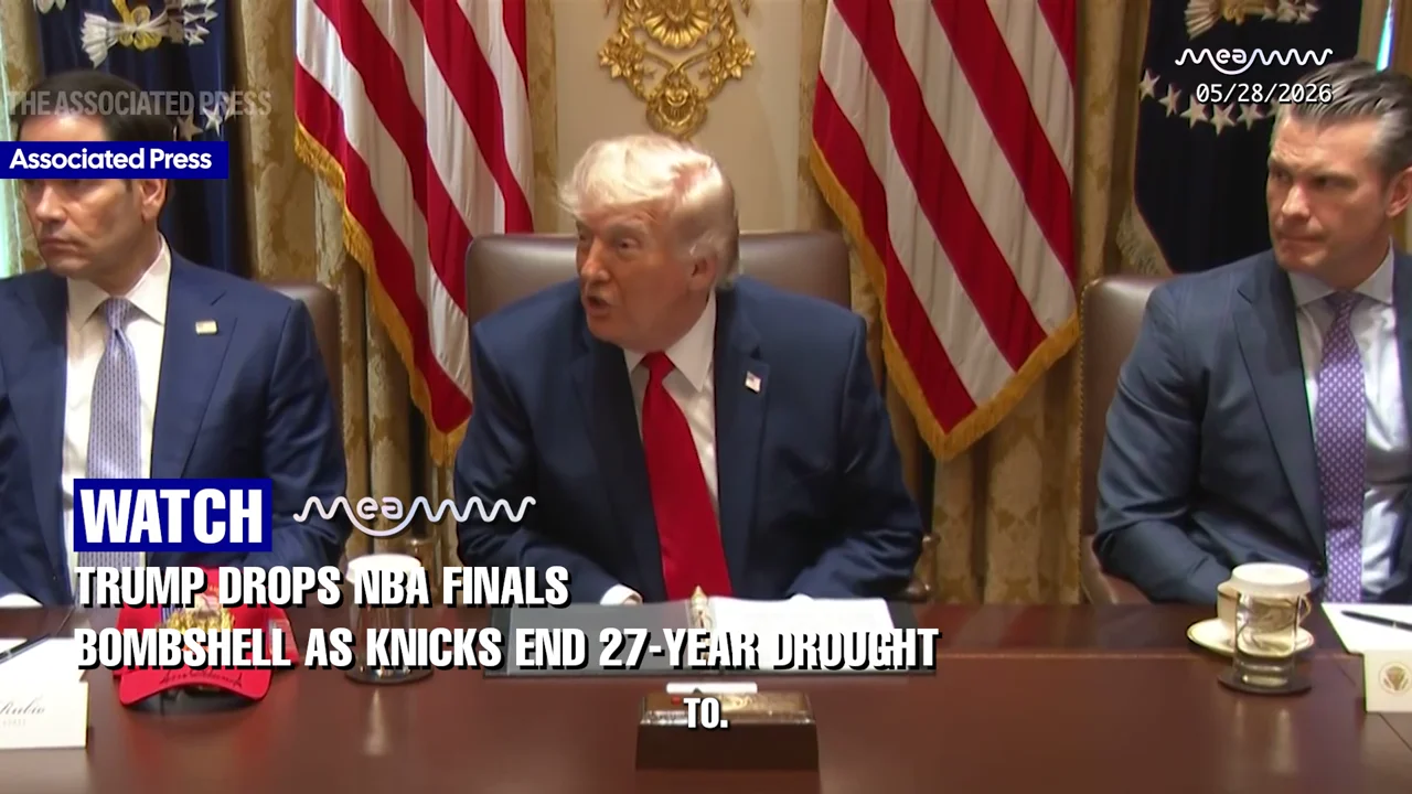 “I Might Go” - Trump Sparks NBA Finals Frenzy During Cabinet Meeting